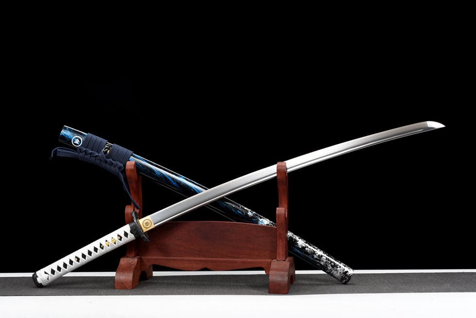 Anime Reproduction Hand Forged Anime Katana Ghost of Tsushima 9260 Spring Steel Reproduct ...