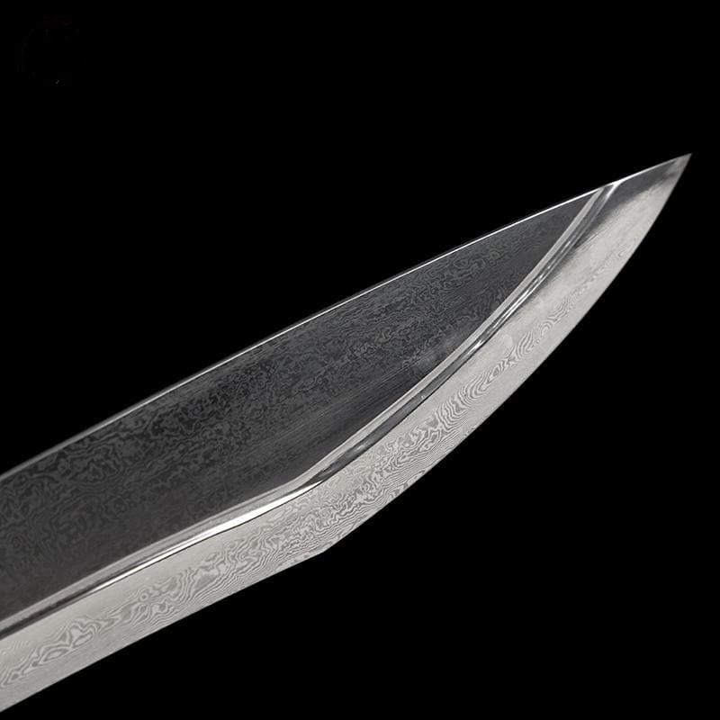 Handmade Chopper Pattern Steel One-piece forging – BoxKatana